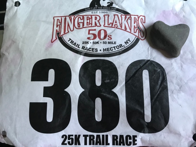 My bib and post-race find.